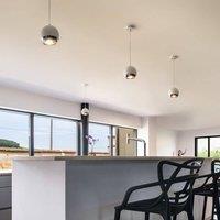 SLV Light Eye 150 pendant light white with chrome