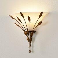 Kgl CAMPANA wall light with leaf decoration