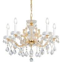 KOLARZ Maria Louise chandelier crystal 5-bulb