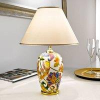 austrolux Damasco table lamp with 24 carat gold, 40 cm