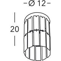 KOLARZ Prisma ceiling lamp, crystal/gold 24 carat