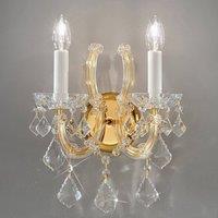 KOLARZ Maria Louise wall lamp 24 carat gold 2-bulb