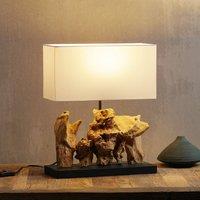KARE Nature Vertical table lamp base made of driftwood