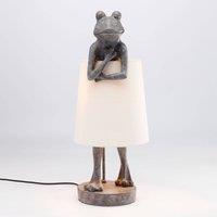 KARE Animal Frog table lamp grey