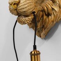 KARE Animal Tiger Head wall light with plug