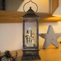 Konstsmide Christmas LED snowman lantern water-filled battery-powered