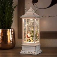 Konstsmide Christmas LED water lantern Santa Claus with Dog