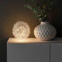 Konstsmide Christmas LED decorative light wire ball, 30cm, 160 LEDs