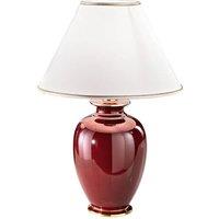 Austrolux table lamp Giardino Bordeaux 43cm ceramic 24 carat