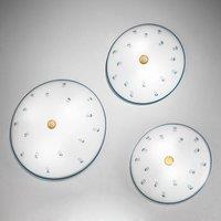 austrolux KOLARZ wall light Nonna scattered flower, 42 cm, blue