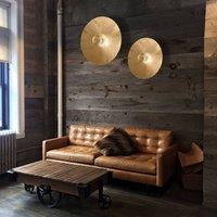 austrolux Moon Sun wall light, 54 cm, gold