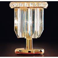 Patrizia Volpato Cristalli table lamp 24 carat in gold