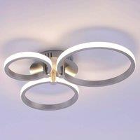 JUST LIGHT. GmbH Johanna LED ceiling light 3-bulb