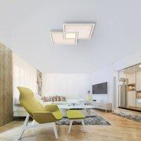 JUST LIGHT. GmbH LED ceiling light Edging CCT, 67.5 x 67.5cm