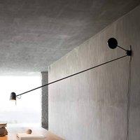 Luceplan LED wall light Counterbalance black