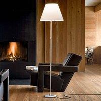 Luceplan Costanza floor lamp D13ti, aluminium/white
