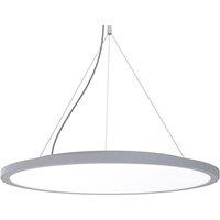 Glamox C95-P Circle hanging lamp grey DALI-dim 4,000K 39W