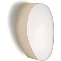 LZF LAMPS LZF Guijarro Small LED wall light, ivory