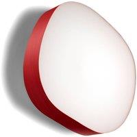 LZF LAMPS LZF Guijarro Large LED wall light, red