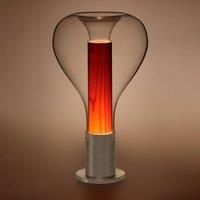 LZF LAMPS LZF Eris LED table lamp glass aluminium/cherry