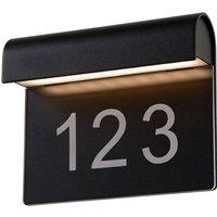 Lucide Thesi LED house number light, black