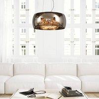 Lucide Pearl pendant light made of glass, 50 cm