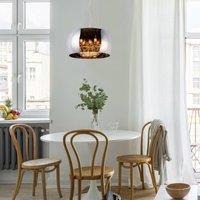 Lucide Pearl pendant light made of glass, 40 cm