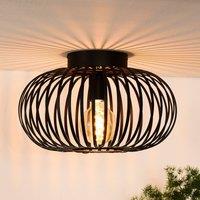Lucide Manuela cage ceiling light, 40 cm, black