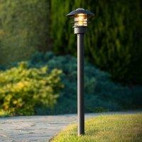 Lucide Zico aluminium bollard light, black