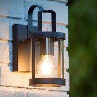 Lucide Lindelo outdoor wall light with clear glass