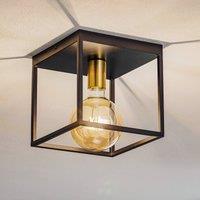 Lucide Ruben ceiling light, black