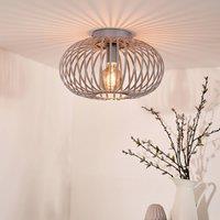 Lucide Manuela cage ceiling light, 40 cm, grey