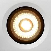 Lucide LED downlight Fedler angular white