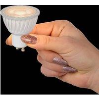 Lucide Reflector LED bulb GU10 5 W dim to warm, white