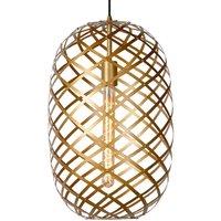 Lucide Tungsten pendant light 32 cm, matt gold