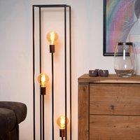 Lucide Arthur floor lamp with metal frame, 3-bulb