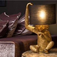 Lucide Extravaganza Chimp table lamp, gold/black
