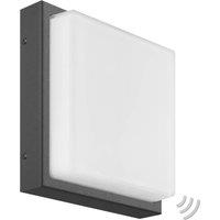 LCD Angular LED outdoor wall lamp Ernest in graphite