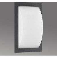 LCD Outdoor wall light Ivett E27 graphite