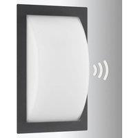 LCD Ivett outdoor wall lamp, anthracite, E27, motion detector