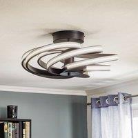 Domiluce Zoya LED ceiling light, black