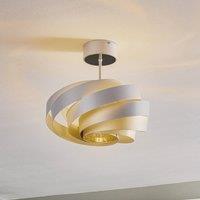 Euluna Vento ceiling light, aluminium-coloured, 40 cm, metal