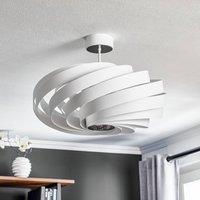 Domiluce Vento ceiling light, white, 60 cm, metal, E27