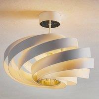 Euluna Vento ceiling light, white, metal, 50 cm