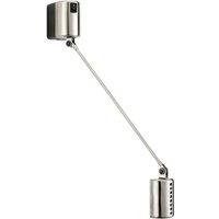 LUMINA Daphine LED wall light 3,000K 35cm nickel