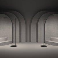 LUMINA Flo LED floor lamp 3,000K black