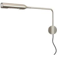 LUMINA Flo LED wall lamp w. plug 3,000K nickel