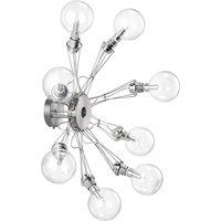 LUMINA Matrix Otto 8-bulb wall light, nickel