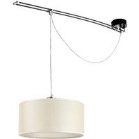 LUMINA Moove pendant light, 1-bulb, ivory