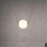 LUMINA Perla pendant light with glass ball, 35 cm